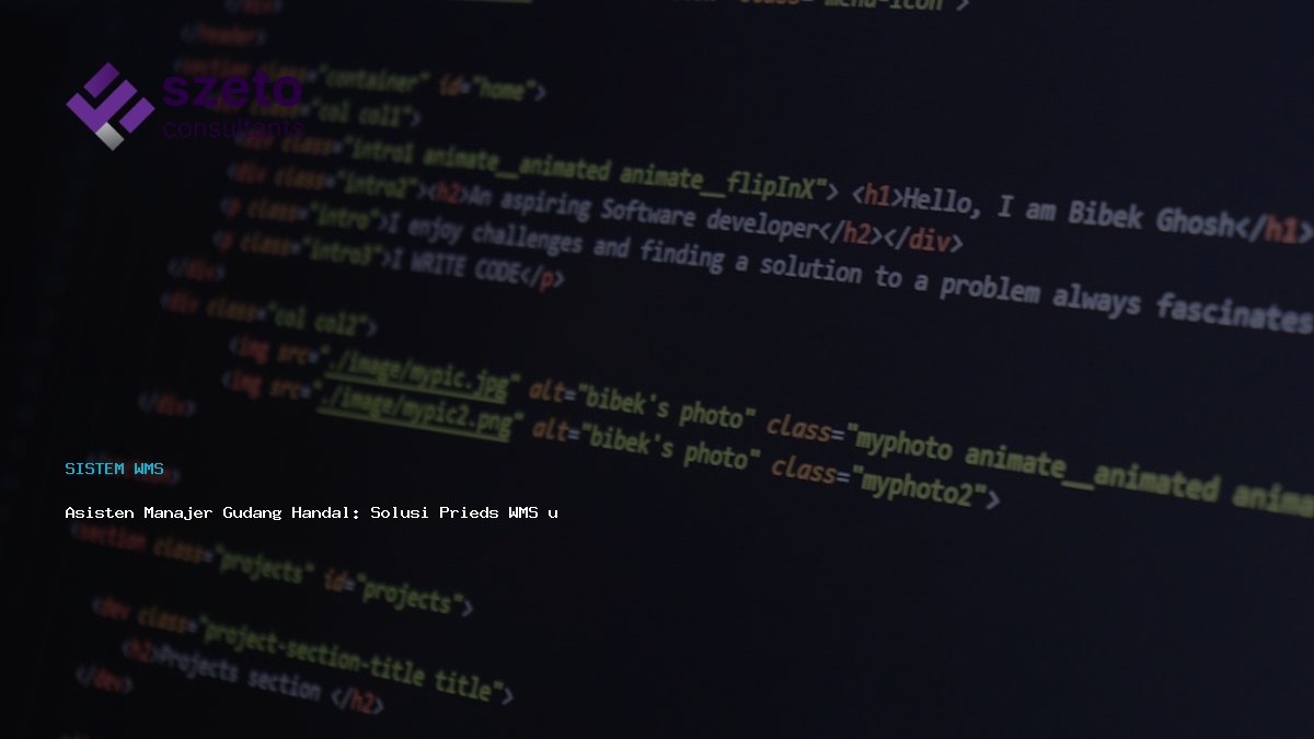 Asisten Manajer Gudang Handal  Solusi Prieds Wms Untuk Operasional Efisien