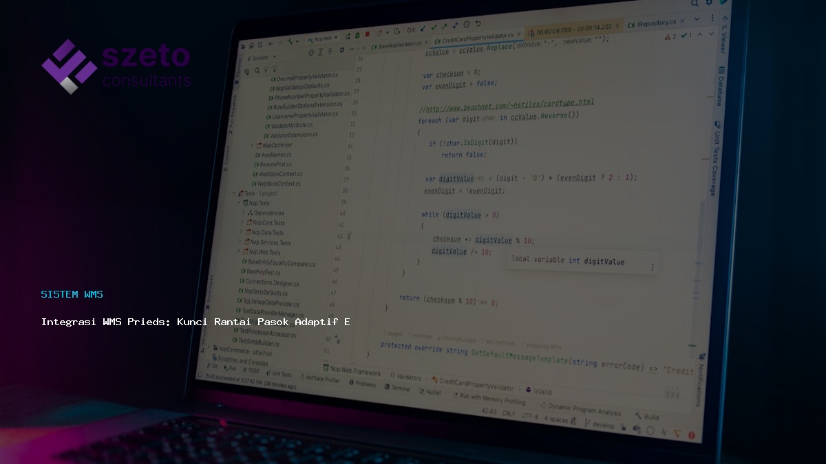 Integrasi Wms Prieds Kunci Rantai Pasok Adaptif Efisien