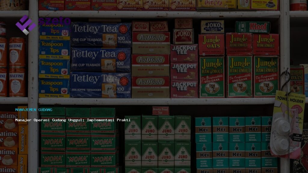 Manajer Operasi Gudang Unggul  Implementasi Praktis Prieds Wms