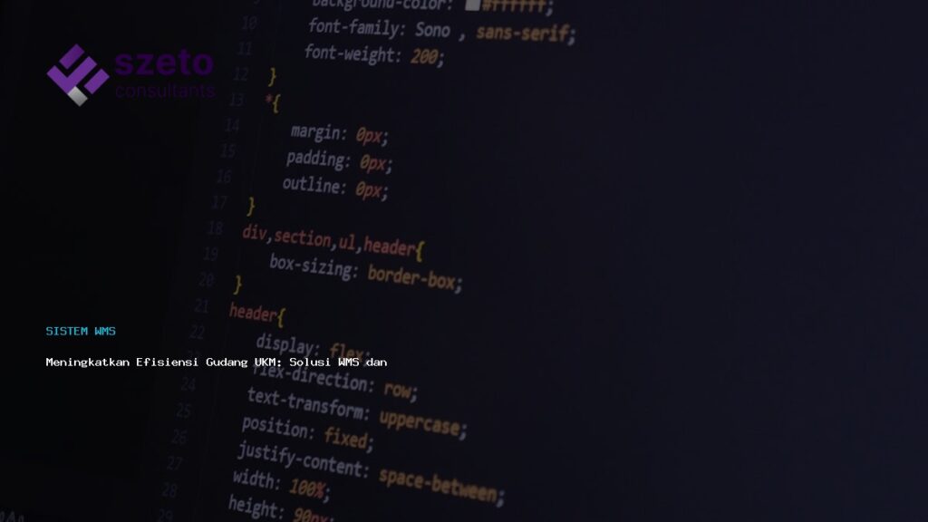 Meningkatkan Efisiensi Gudang Ukm  Solusi Wms Dan Barcode Terintegrasi